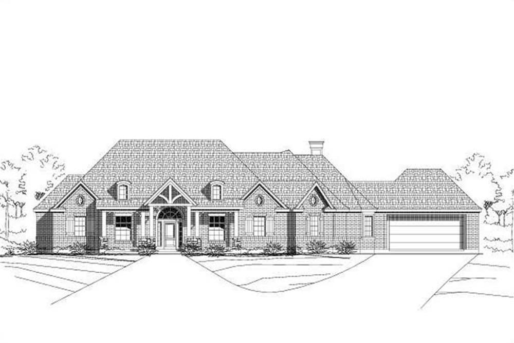 Main image for house plan # 16023