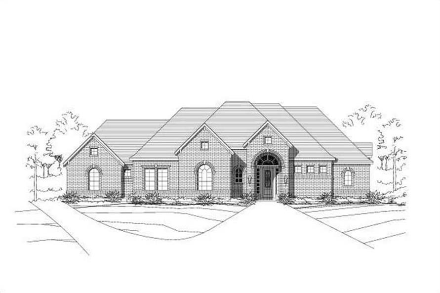 Main image for house plan # 16034