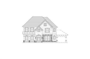 5-Bedroom, 3817 Sq Ft Country Home Plan - 156-1130 - Main Exterior