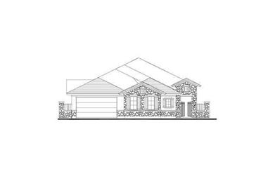 3-Bedroom, 2699 Sq Ft Ranch House Plan - 156-1195 - Front Exterior