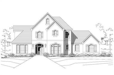 4-Bedroom, 3295 Sq Ft Country Home Plan - 156-1213 - Main Exterior
