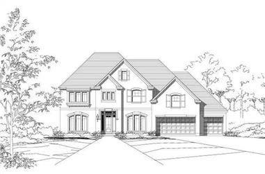 5-Bedroom, 4347 Sq Ft In-Law Suite House Plan - 156-1237 - Front Exterior