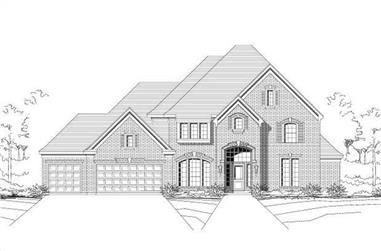 6-Bedroom, 4229 Sq Ft Luxury House Plan - 156-1271 - Front Exterior