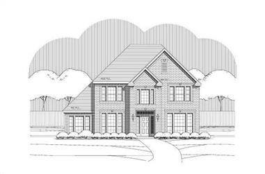 4-Bedroom, 3043 Sq Ft Traditional Home Plan - 156-1280 - Main Exterior