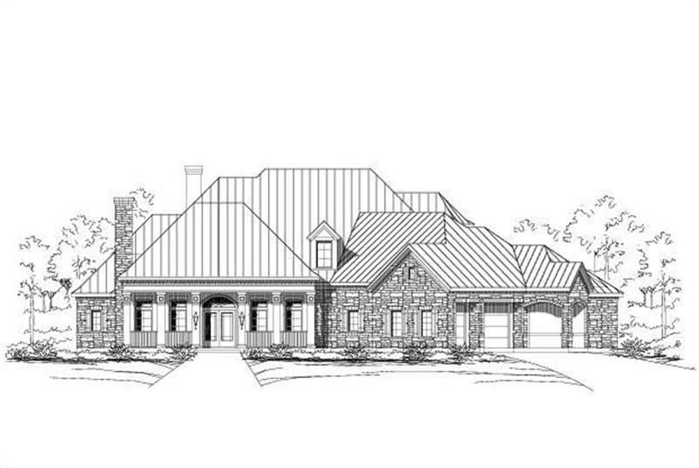 Main image for house plan # 16500
