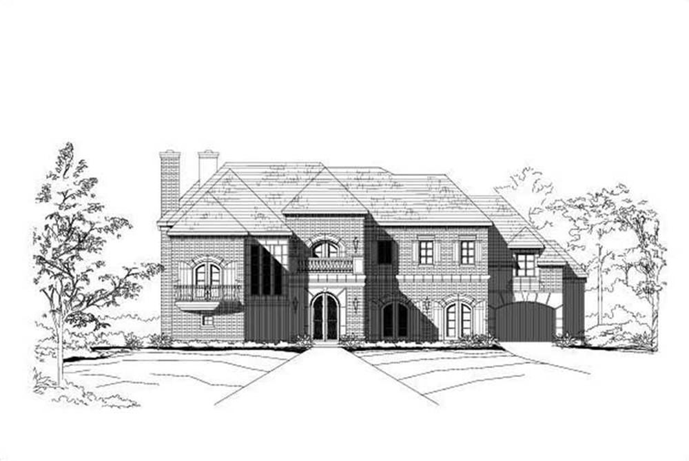 Front elevation of Country home (ThePlanCollection: House Plan #156-1304)