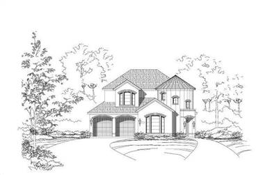 3-Bedroom, 3113 Sq Ft Traditional Home Plan - 156-1337 - Main Exterior
