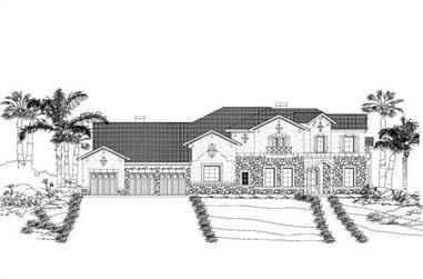 5-Bedroom, 4138 Sq Ft In-Law Suite House Plan - 156-1434 - Front Exterior