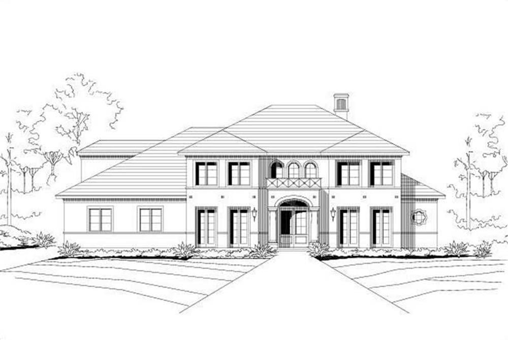Main image for house plan # 16208