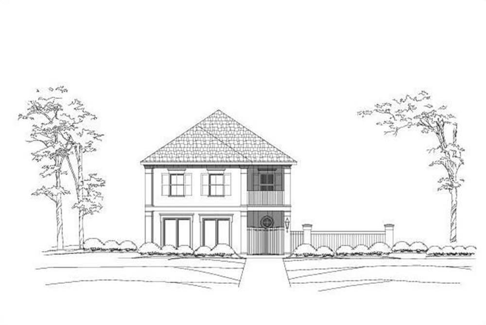 Luxury home (ThePlanCollection: Plan #156-1497)