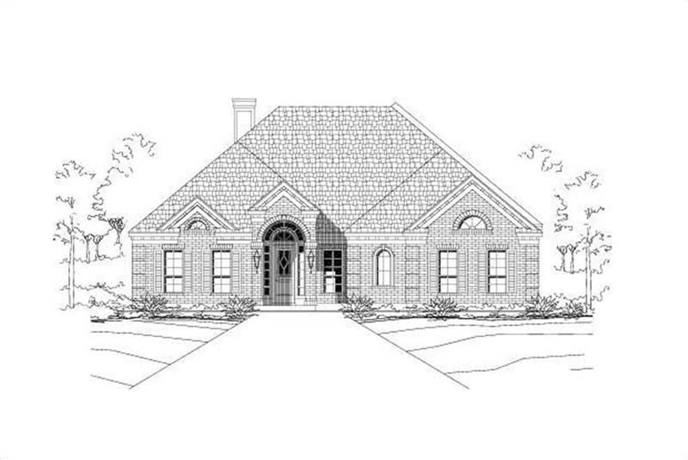 Luxury home (ThePlanCollection: Plan #156-1498)