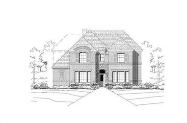 4-Bedroom, 3465 Sq Ft Country House Plan - 156-1502 - Front Exterior