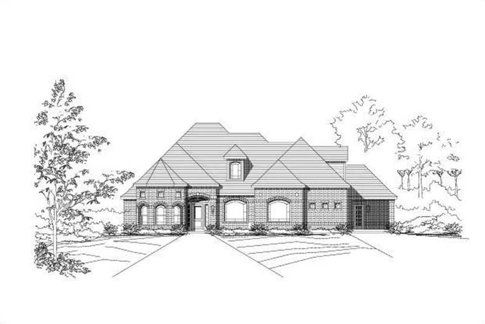 Ranch home (ThePlanCollection: Plan #156-1539)