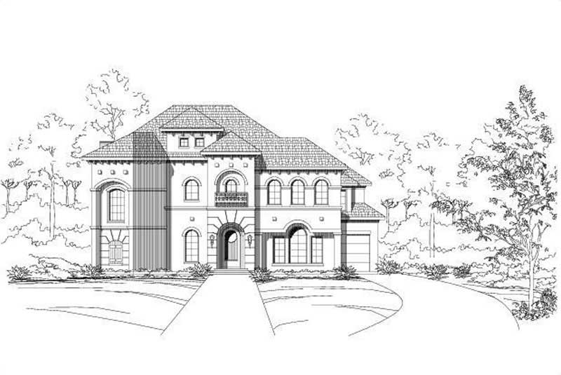 Main image for luxury house plan # 19075