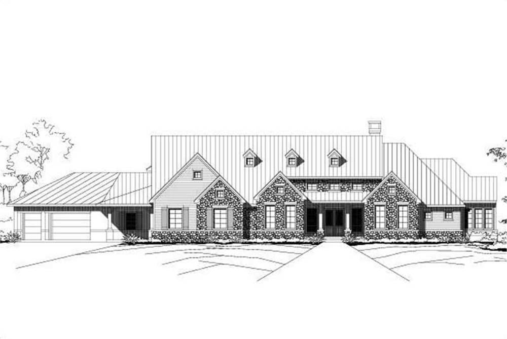 Main image for country house plans # 18738