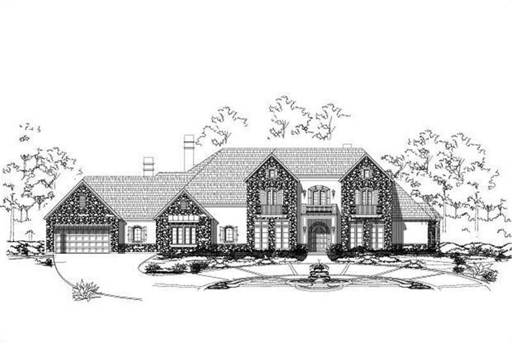 Main image for luxury house plans # 19053