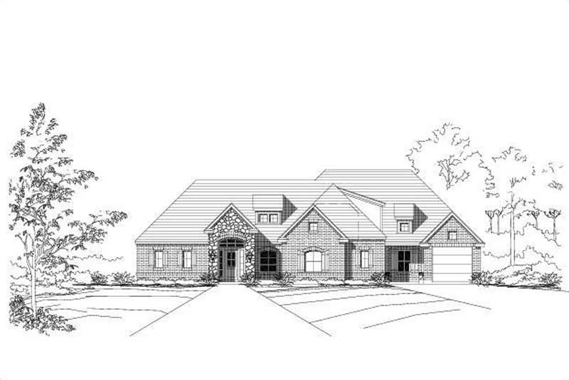 Ranch home (ThePlanCollection: Plan #156-1622)