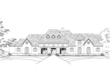 2-Bedroom, 4375 Sq Ft Country Home Plan - 156-1647 - Main Exterior
