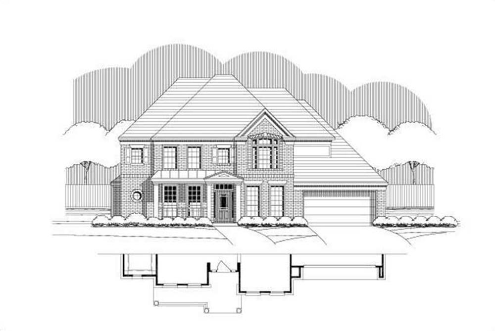Main image for house plan # 19463