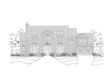 5-Bedroom, 2366 Sq Ft Traditional House Plan - 156-1708 - Front Exterior