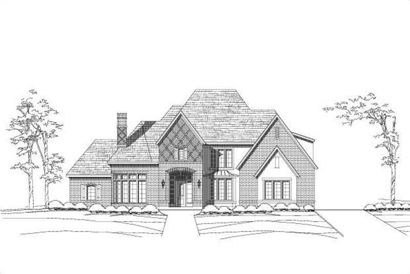 Tuscan home (ThePlanCollection: Plan #156-1714)
