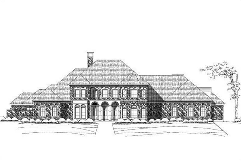 Main image for luxury house plan # 19206