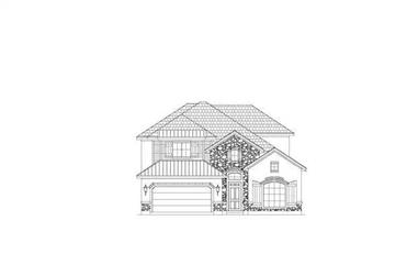 4-Bedroom, 3511 Sq Ft Spanish House Plan - 156-1798 - Front Exterior