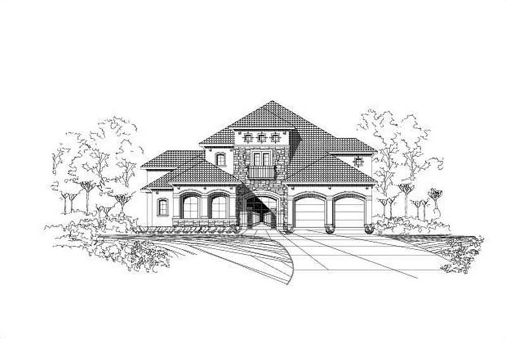 Main image for house plan # 15432