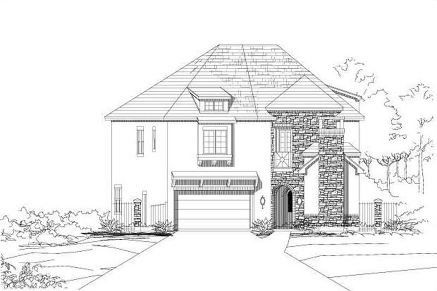 3-Bedroom, 4920 Sq Ft Luxury House Plan - 156-1803 - Front Exterior