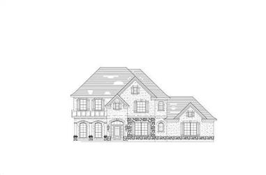 5-Bedroom, 4070 Sq Ft Country Home Plan - 156-1811 - Main Exterior