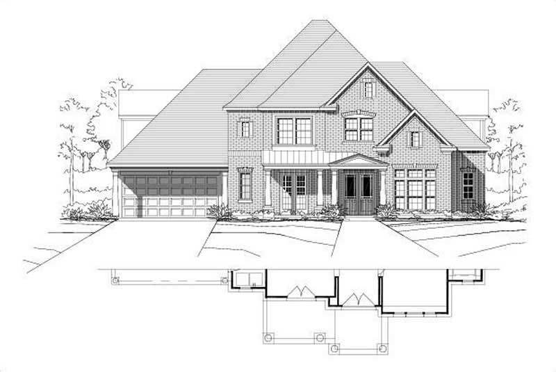 Main image for house plan # 15458