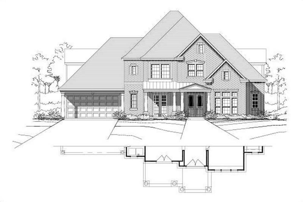 Main image for house plan # 15458