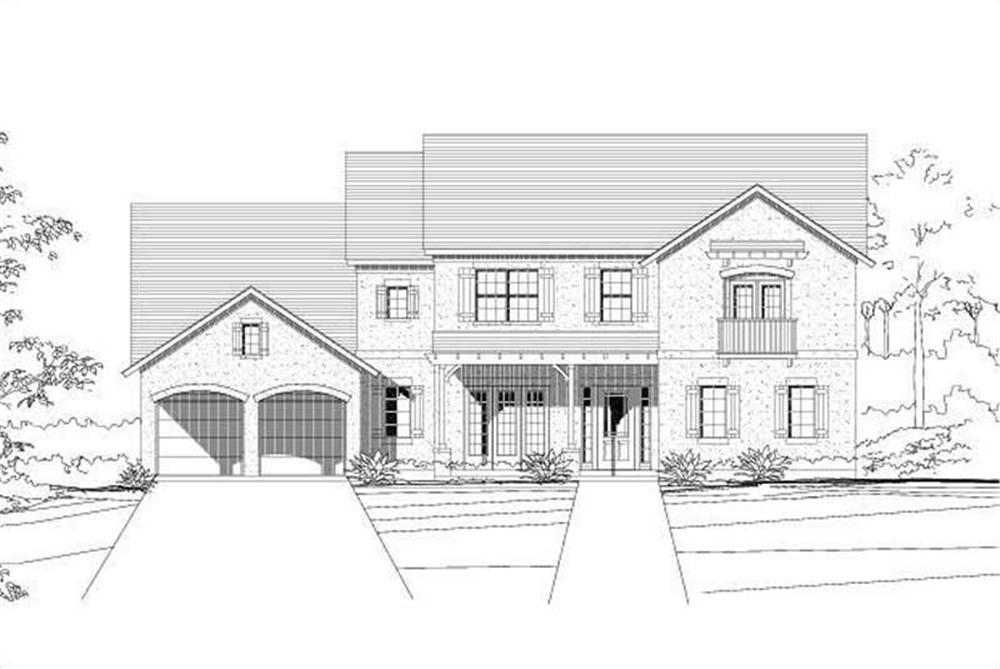 Main image for house plan # 15399