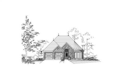 3-Bedroom, 2127 Sq Ft Country Home Plan - 156-1889 - Main Exterior