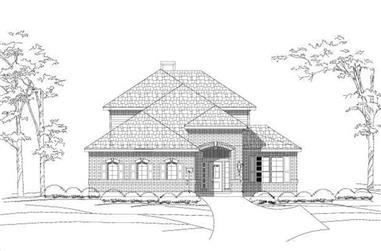 3-Bedroom, 3050 Sq Ft Traditional Home Plan - 156-1934 - Main Exterior