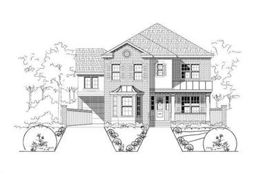 4-Bedroom, 3498 Sq Ft Luxury House Plan - 156-1938 - Front Exterior
