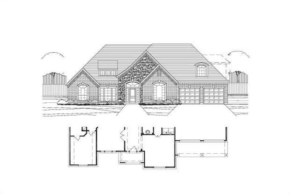 Main image for house plan # 15085