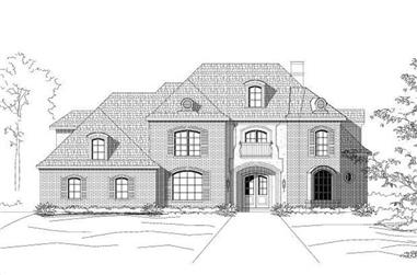 5-Bedroom, 3627 Sq Ft Country Home Plan - 156-1953 - Main Exterior