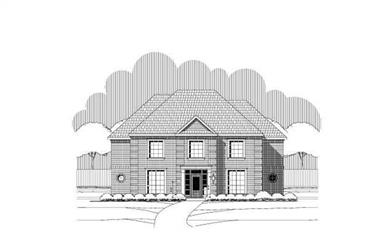 6-Bedroom, 4340 Sq Ft Luxury House Plan - 156-1971 - Front Exterior