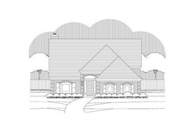 3-Bedroom, 3063 Sq Ft Traditional Home Plan - 156-2004 - Main Exterior
