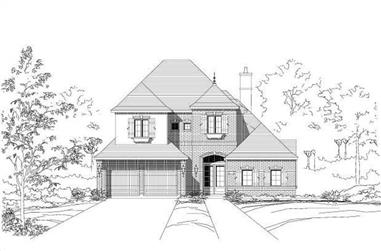3-Bedroom, 4036 Sq Ft Country Home Plan - 156-2020 - Main Exterior