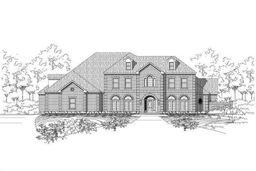 Main image for house plan # 15435