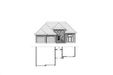 3-Bedroom, 2153 Sq Ft Ranch Home Plan - 156-2057 - Main Exterior