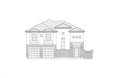 3-Bedroom, 3070 Sq Ft Traditional House Plan - 156-2085 - Front Exterior