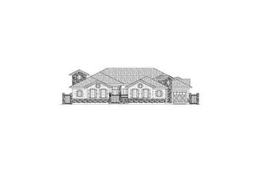 3-Bedroom, 3856 Sq Ft Country House Plan - 156-2143 - Front Exterior