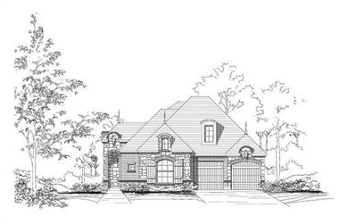 4-Bedroom, 2442 Sq Ft Tuscan Home Plan - 156-2190 - Main Exterior