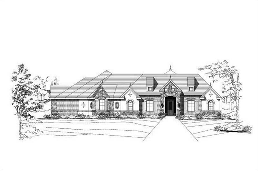 Main image for house plan # 15218