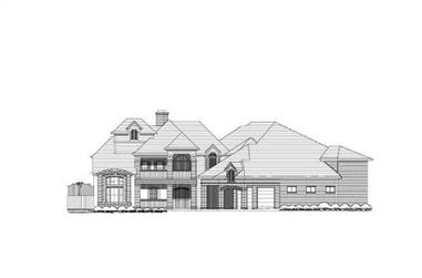 3-Bedroom, 5214 Sq Ft Luxury House Plan - 156-2246 - Front Exterior