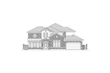 6-Bedroom, 5280 Sq Ft Luxury House Plan - 156-2266 - Front Exterior