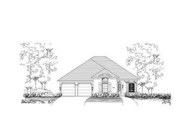 3-Bedroom, 2549 Sq Ft Country Home Plan - 156-2268 - Main Exterior